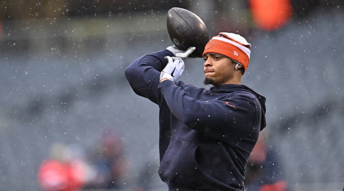Former Chicago Bears quarterback Justin Fields